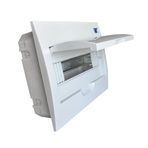 Tablero Eléctrico Embutido Drl 12 Modulos Tapa Blanca Sec