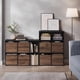 thumbnail image 3 of Mueble Organizador Negro con 4 Canastos de Tela Harslov, 3 of 7