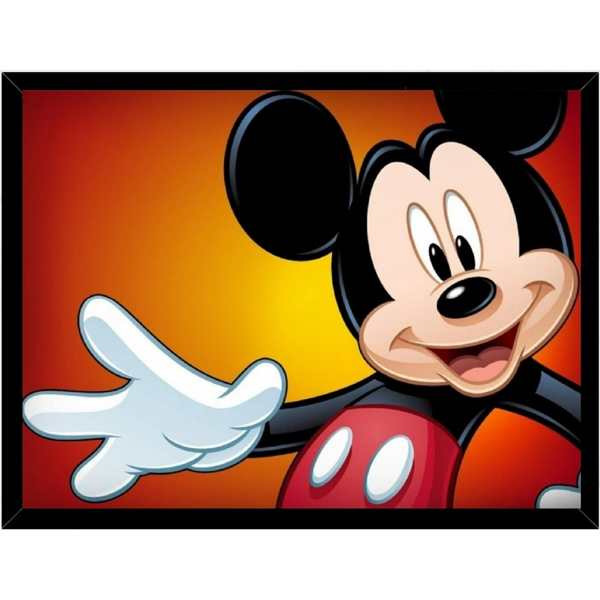 Genérico - Cuadro Decorativo Mickey Mouse 30x40 Cm