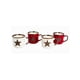 thumbnail image 1 of Tazas de Espresso Imusa 90 ml Rojo/Blanco 4 piezas Diseño ESTRELLA, 1 of 7