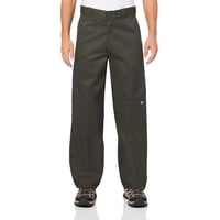Pantalones De Trabajo Dickies, Holgados, Con Doble Rodilla, Color Verde Oliva, 36 X 34