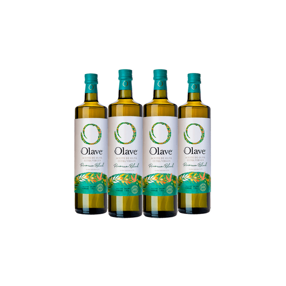 Aceite Oliva Extra Virgen Olave Premium 4 x 1000 ml