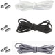 thumbnail image 1 of 3 pares de cordones elásticos sin atar, 105 cm, talla única, ajustables, sin atar, con cierre elástico, ovalados, con hebilla, fáciles de atar, elásticos, 1 of 6