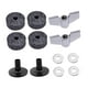 thumbnail image 4 of 12x Accesorios De Repuesto Para Platillos, Almohadillas De Fieltro Para Platillos, Juego De Batería, Color Gris, 4 of 5