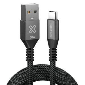 Klip Xtreme Cable Trenzado Usb-A Usb-C Powergo 050 30W 3M