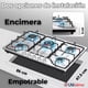 thumbnail image 4 of Cocina Encimera Gas Licuado 5 Platos Acero Inoxidable, 4 of 10