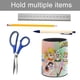 thumbnail image 5 of Sailor Moon-theme Cylinder Pen Holder Pencil Organizer with Flannel Lining PVC Leather Material Cardboard Base for study work 10*8CM, 5 of 6
