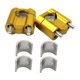 thumbnail image 4 of Elevadores De Manillar De Motocicleta Genéricos, Premium, Universales, Con Soporte De Abrazadera, Dorados, 4 of 5