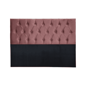 Importclick - Respaldo Super King Piso Capitone Premiun 200X140 Cm Palo Rosa Felpa