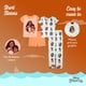 thumbnail image 4 of Conjunto de pijama Disney Floral Moana para niñas, 4 piezas, talla 6, algodón, 4 of 7