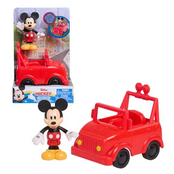 Mickey Mouse On The Move Vehicle Asst