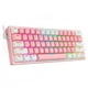 thumbnail image 4 of Teclado Redragon Fizz Pro 60% RGB Pink/White - Crazygames, 4 of 4