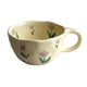thumbnail image 4 of Taza De Café De Cerámica Taza De Desayuno Taza De Café Con Flor Para Hotel Oficina Bar Violeta, 4 of 5