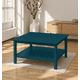 thumbnail image 1 of Mesa de Centro "Brisa" Nórdica Mesa de Living de Madera Maciza - Azúl Marino - 80x70x45 cm, 1 of 3