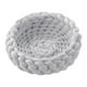thumbnail image 1 of Cesta De Cama Para Gatos De Punto De Algodón, Redonda, Hecha A Mano, Cómoda Para Perros Pequeños, Cachorros, Gris Claro, 1 of 3