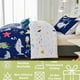 thumbnail image 2 of RYNGHIPY Juego de Ropa de Cama Infantil para Cama de Una plaza Reversible con Estampado de Animales del Océano Edredón, 2 of 3