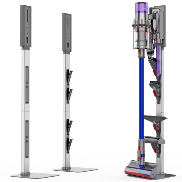 Soporte para Aspiradora AIKOLZON con Ganchos Plegables y Base de Acero