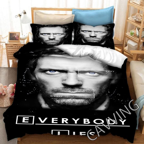 House M.D 3D Printed Bedding Set Duvet Covers & Pillow Cases Comforter Quilt Cover (US/EU/AU Sizes) J03