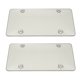 thumbnail image 5 of Tenedor plástico de la etiqueta del marco de la placa 2pcs para los coches nosotros universal estándar, 5 of 5