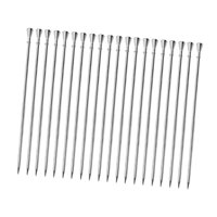 Magideal - 20 Palillos De Acero Inoxidable Para Fruta, Palillos De Comida, Palillos Metálicos Para Martini, Tenedores De Fruta, Suministros Para Fiestas, Brochet A