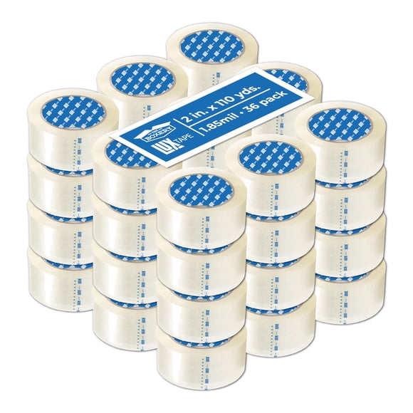 Cinta de Embalaje The Boxery 5 cm x 101 m Transparente 36 Rollos
