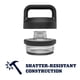 thumbnail image 4 of Botella YETI Rambler 1.06L de acero inoxidable con aislamiento al vacío, 4 of 6