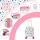 thumbnail image 3 of Set Maleta Infantil 2 Piezas 16 Rígida Corazones 4 Ruedas, 3 of 3