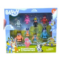 Genérico - Juguete Set 8 Figuras Articuladas Bluey Y Su Familia Infantil