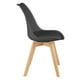 thumbnail image 3 of Set 4 Sillas de Comedor Tulip Asiento Acolchado Negro, 3 of 3