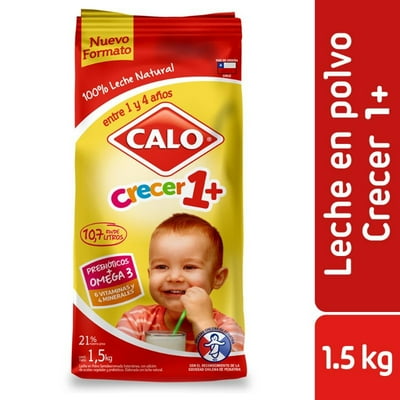 Leche En Polvo Blanca Crecer 1+ Bolsa 1,5 Kg Calo