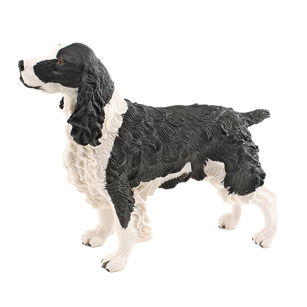 Estatua de estatuilla de perro, estatua de jardín, juguete de Animal, adornos de perro de simulación duraderos, esculturas de perro para decoración de perro de aguas de saltador