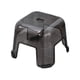 thumbnail image 5 of Taburete Versátil Con Escalón, Taburete Ligero Y Resistente Para Apartamento, Dormitorio, Baño, Negro, 5 of 5