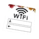 thumbnail image 3 of Adhesivo De Señal WiFi Espejo Acrílico Contraseña De Cuenta Para Café Restaurante Argent, 3 of 3