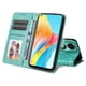 thumbnail image 2 of Funda tipo cartera FOXDOCK para OPPO A78 4G , diseño girasol en relieve, cuero PU, cierre magnético, soporte y tarjetero, 2 of 5