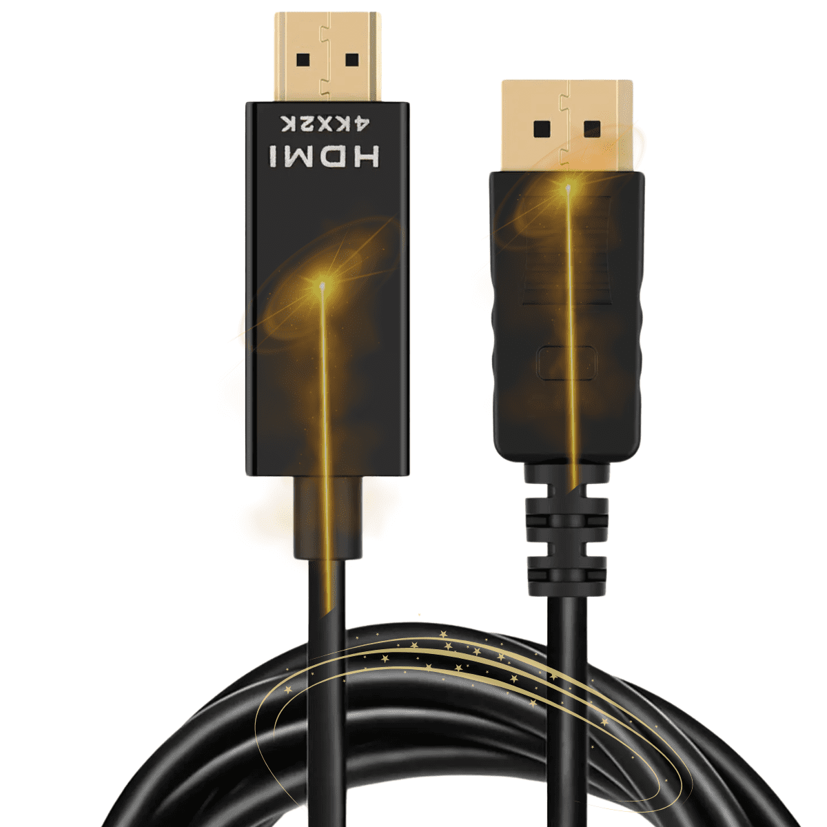 Genérico - Cable Displayport A Hdmi 1,8 Metros Para Pc Monitor 4k Uhd