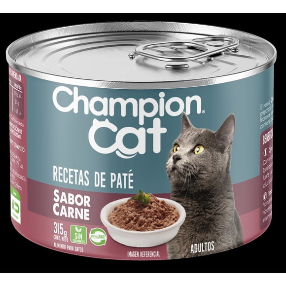 Paté gato champion cat carne 315 gr, 315 g