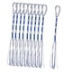 thumbnail image 3 of Juego De 10 Tzitzits Tradicionales Judíos Para Decoración Del Hogar, Para Pantalones, Manualidades, Vaqueros, Azul Y Blanco., 3 of 5