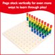 thumbnail image 4 of Juego de pinzas y tablas Edxeducation con 1000 clavijas y 5 tablas, 4 of 9