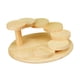 thumbnail image 5 of Tablero De Exhibición De Alimentos De Madera Estante Decorativo Plato De Bocadillos Para Navidad Y Fiesta En El Hogar Redondo, 5 of 5