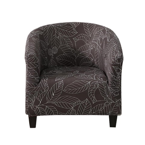 Bothyi - Fundas Para Sillas De Bañera De Poliéster Funda Para Sillón, Decoraciones Para El Hogar Para Sala De Estar, Bar Marrón