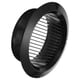 thumbnail image 1 of Uxcell 8 Pulgadas Cubierta de Ventilación Redonda, Ventilaciones de Sofito Cubiertas de Ventilación de Techo ABS Louver de Ventilación para Sala de Estar, Negro, 1 of 7