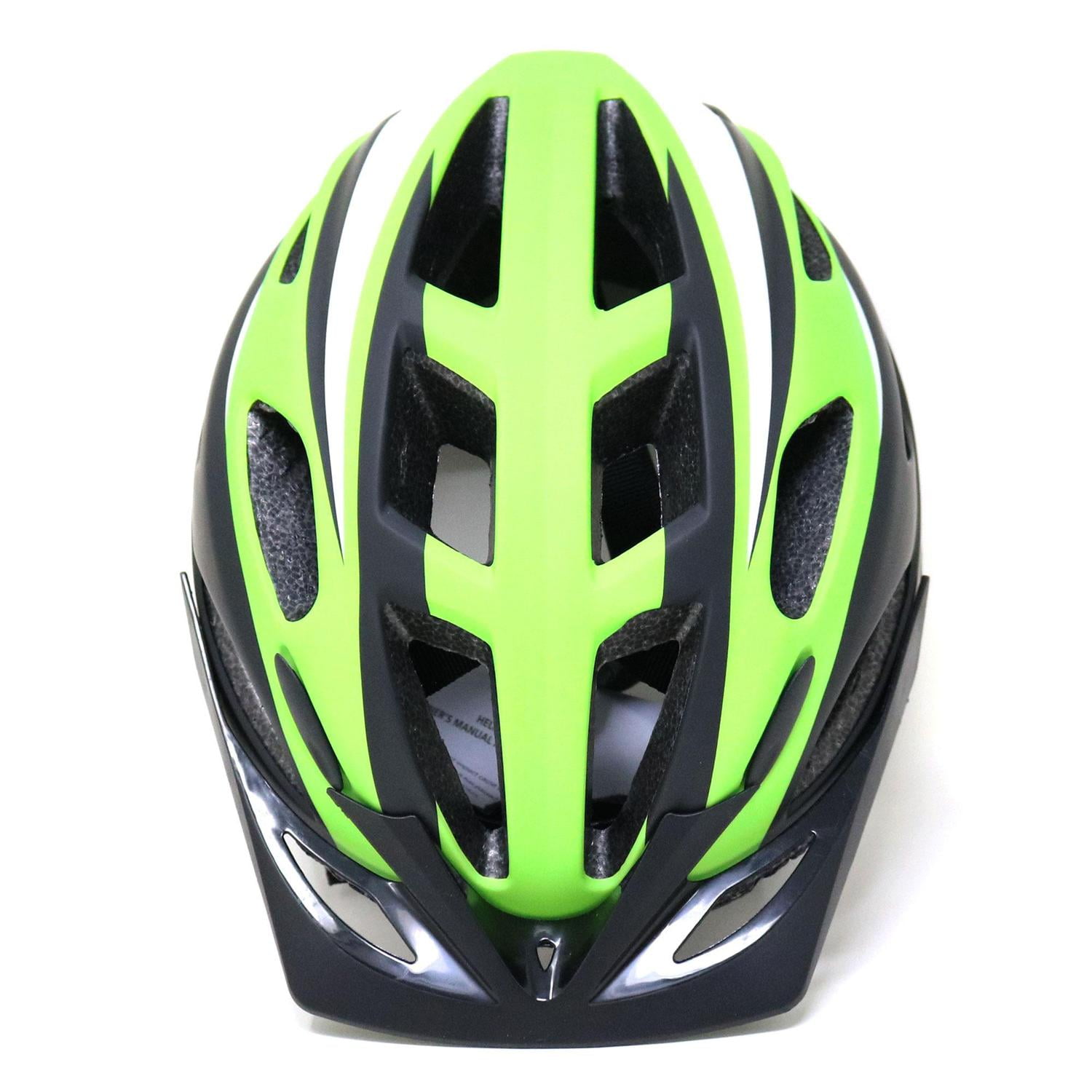 Radical Mountain - Casco Mtb Con Luz Matt Negro Verde L 58-59cm