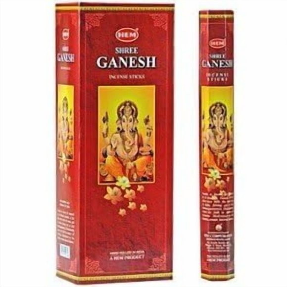 Incienso HEM Shree Ganesha 120 varillas (6 paquetes)