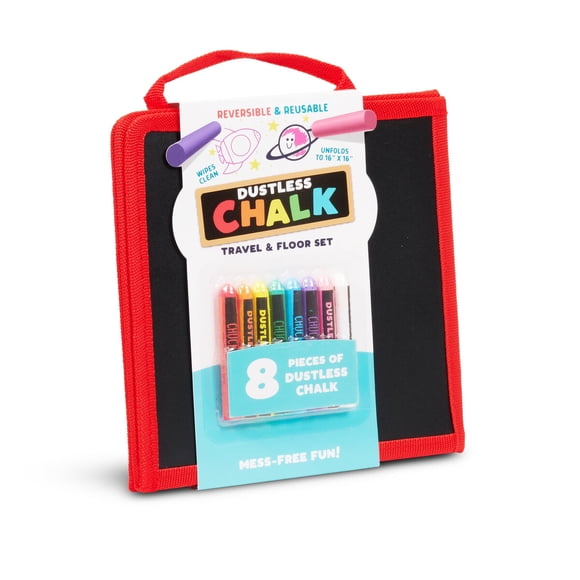 Tiza Sin Polvo Chuckle Roar Set de Piso y Viaje Gigante, 8 Unidades