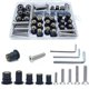thumbnail image 1 of MAYEHAY Kit de 63 piezas de tuercas de caucho M4, M5 y M6 para kayak con insertos de latón, 1 of 9