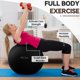 thumbnail image 3 of Pelota de ejercicio Fitvids unisex para adultos XXL 78-85 cm negra, 3 of 7