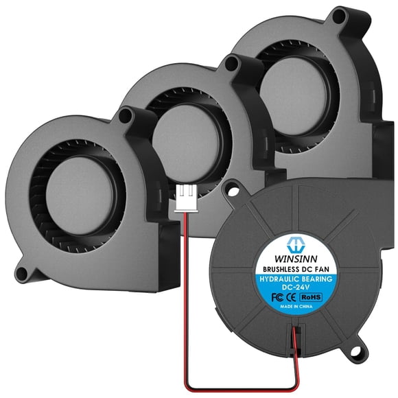 Ventilador WINSINN 5015 24V sin Escobillas con Rodamiento Hidráulico 50x15mm
