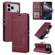 thumbnail image 1 of Premium Wallet Case for iPhone 17 Pro with Card Slots & Kickstand, Flip Cover Red, 1 of 6