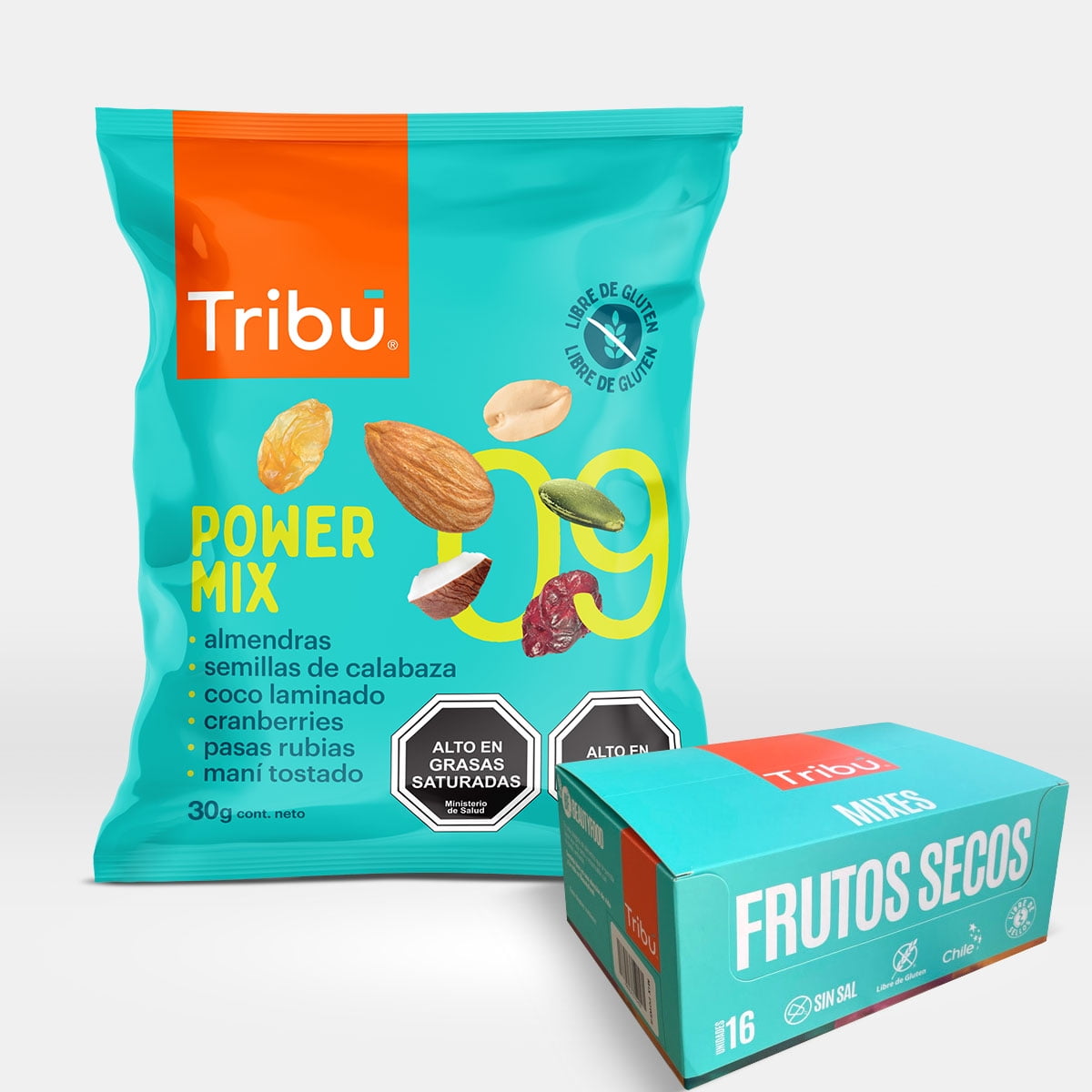 Tribu - Disp. Mix 30 Grs Power Mix 16 Un. (a)
