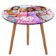 thumbnail image 1 of Barbie-theme Fitted Round Tablecloths Elastic Edged Table Covers Waterproof Table Cloth for Kitchen Holiday Party Tables Decor 150cm, 1 of 6